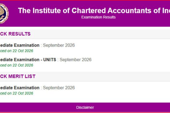 CA Inter Result 2026 Declared