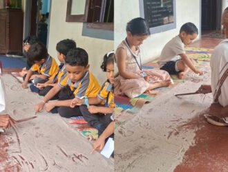 Kerala Grandma’s Sand Writing Lessons