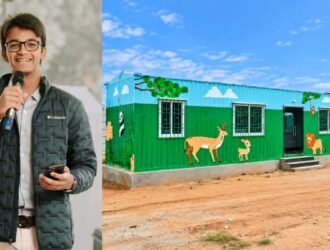 Shipping Container School for Migrant Children