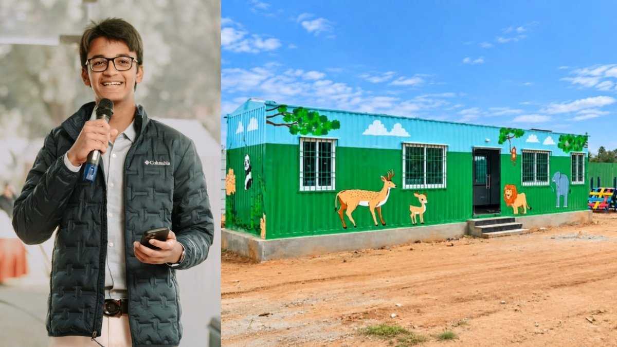 Shipping Container School for Migrant Children